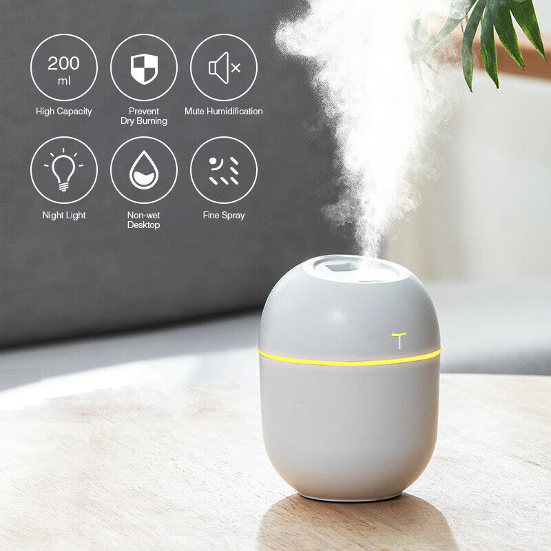 AquaGlow: Mini Humidifier