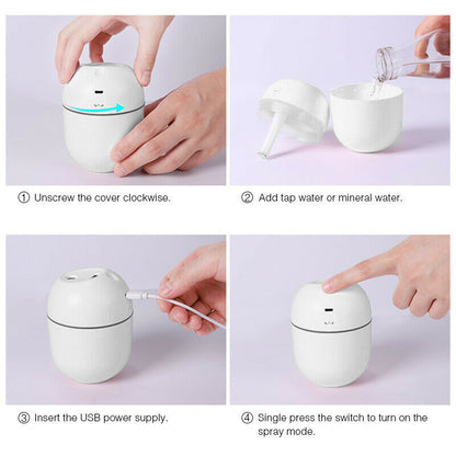 AquaGlow: Mini Humidifier